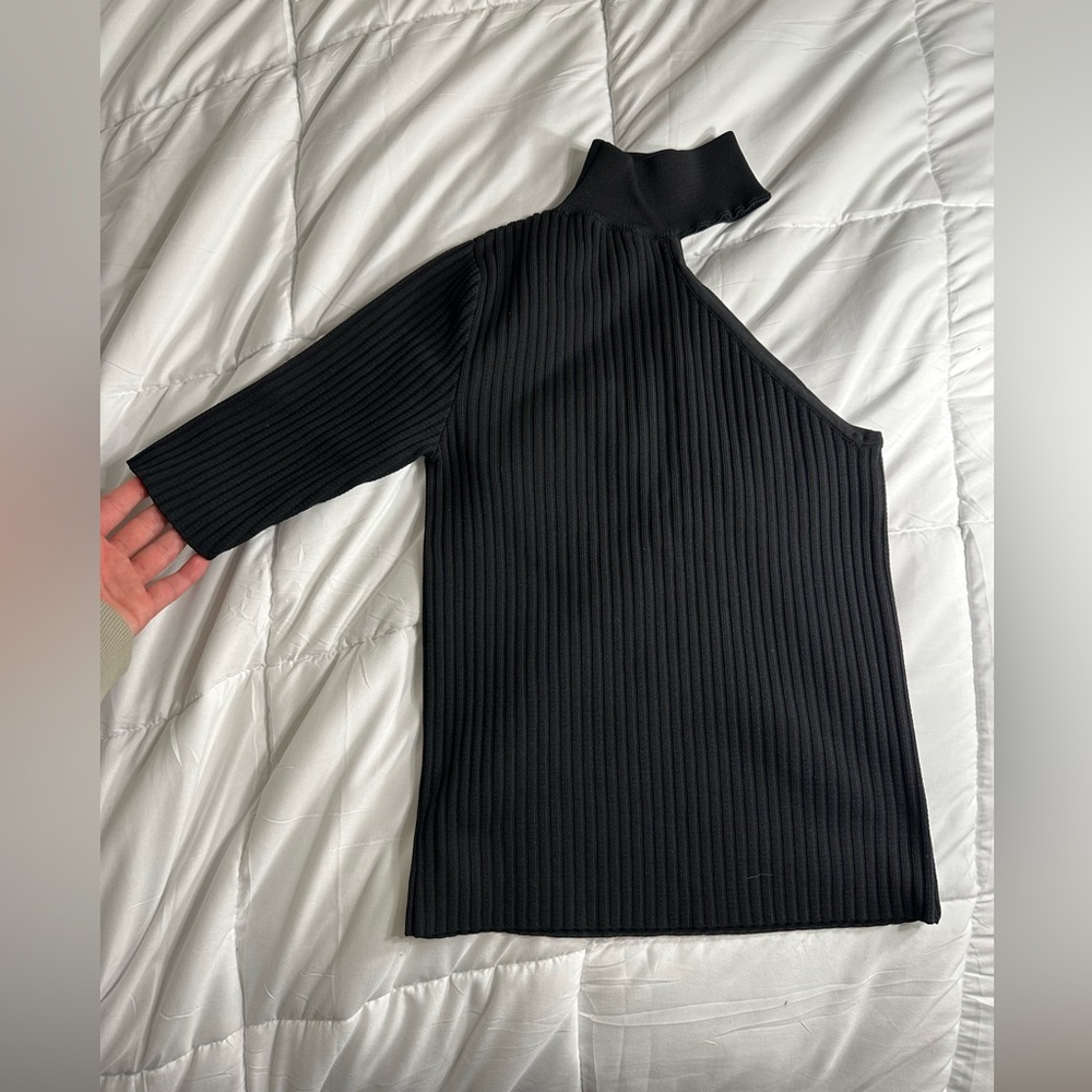 Black asymmetrical top